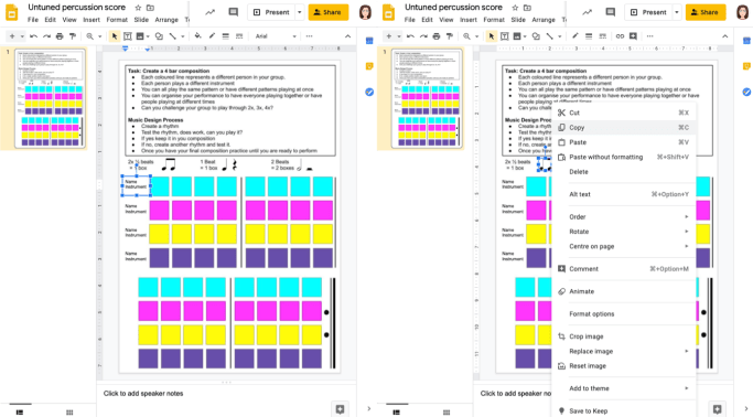google slides example 3